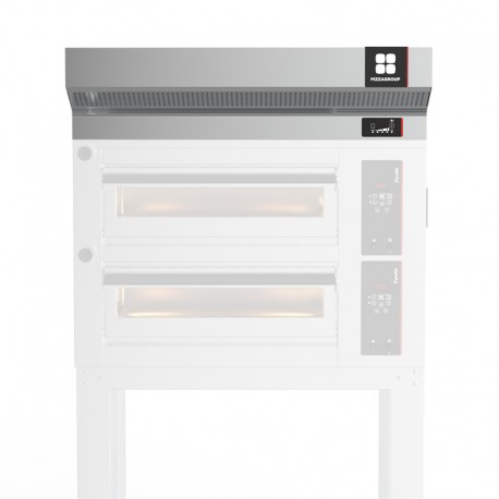 Hotte en acier inoxydable pour fours à pizza - KP6L12L - Pizza Group