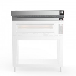 Hotte en acier inoxydable pour fours à pizza - KF612L - Pizza Group