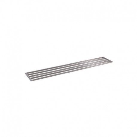 Etagère murale barreaudée en inox - Profondeur 300 mm - Longueur 1600 mm - EMB316T